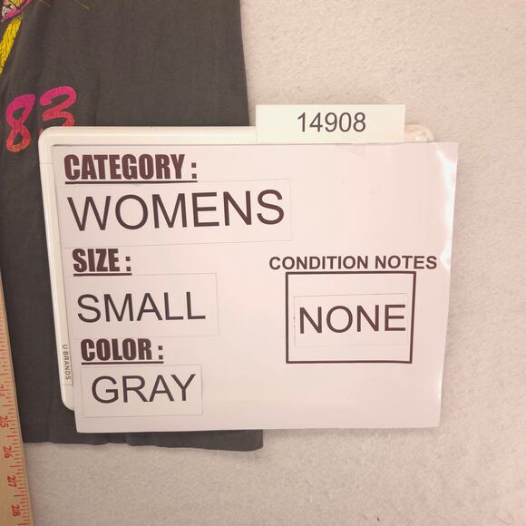 Def Leppard Band Graphic Short Sleeve Crew Neck Shirt Womens Size Small S Gray - Picture 8 of 9